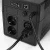 ACT Stromkabel C14 - C15 (abgewinkelt links) IEC60320 schwarz 1,2 m