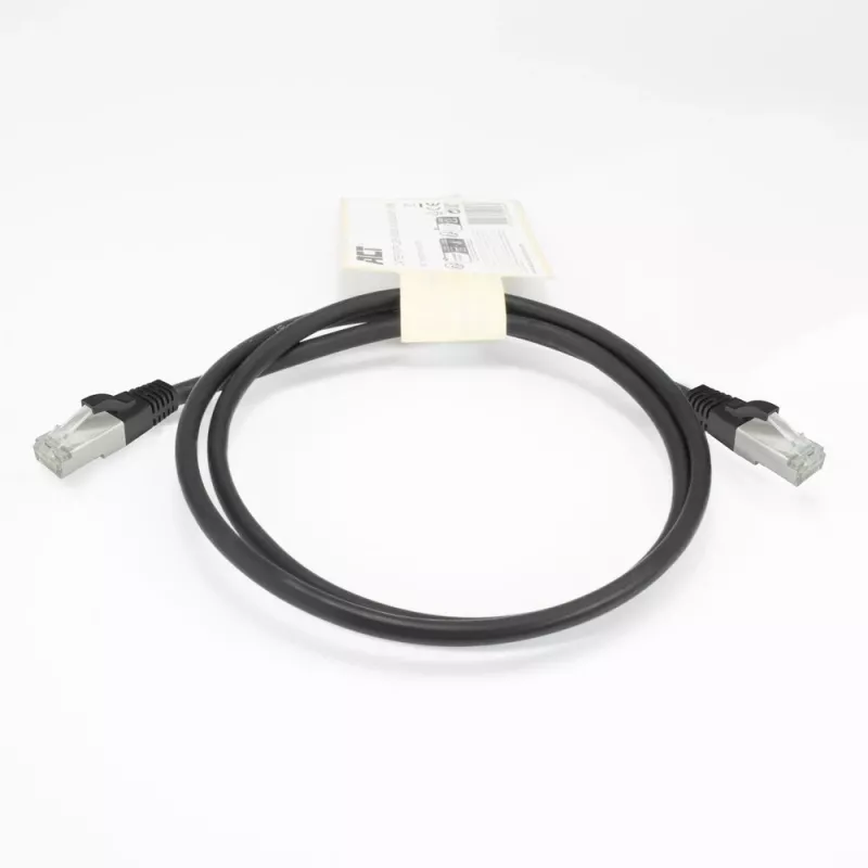 Netzwerkkabel ACT FB8102 Cat8 U/FTP (STP) schwarz 2 m mit RJ-45-Steckern