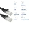 ACT FB8125 Netzwerkkabel Schwarz 0,25 m Cat8 U/FTP (STP)