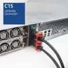 ACT Stromkabel C14 IEC Lock+ Dual Locking - C15 IEC Lock+ schwarz 2 m, PC3872