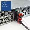 ACT Powercord C14 IEC Lock+ Dual Locking - C15 IEC Lock+ weiß 3 m, PC3879