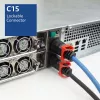 ACT Stromkabel C14 IEC Lock+ Dual Locking - C15 IEC Lock+ blau 2 m, PC3874