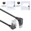 ACT DD7901 Netzwerkkabel Schwarz 1 m Cat6a U/UTP (UTP)