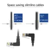 ACT DD7901 Netzwerkkabel Schwarz 1 m Cat6a U/UTP (UTP)