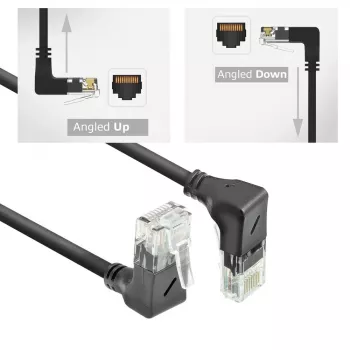 Netzwerk-Patchkabel ACT DD7905 Cat6a U/UTP 5 m Schwarz RJ-45