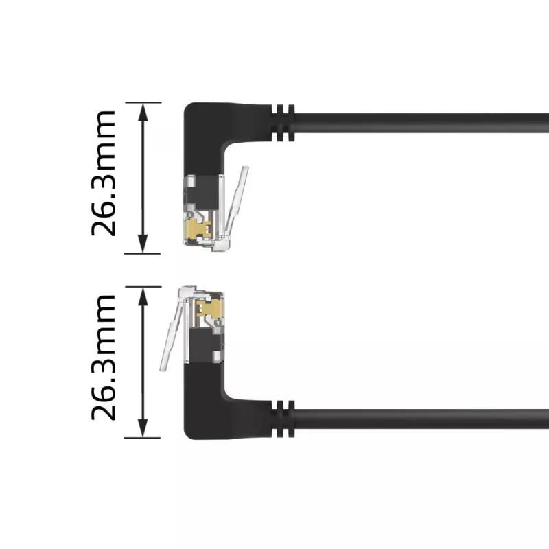 Netzwerk-Patchkabel ACT DD7905 Cat6a U/UTP 5 m Schwarz RJ-45