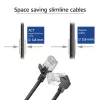 ACT Netzwerkkabel DA4900 Cat6a U/FTP (STP) mit RJ-45 auf RJ-45, 0,5 m, Schwarz