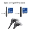 Netzwerkkabel ACT DA5901 Cat6a U/FTP (STP) Schwarz 1 m RJ-45 auf RJ-45