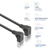 ACT DA5902 Netzwerkkabel Cat6a U/FTP (STP) 2 m, RJ-45 auf RJ-45, schwarz