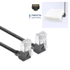 Netzwerkkabel ACT DA6901 Cat6a U/FTP (STP) 1 m RJ-45 zu RJ-45 Schwarz