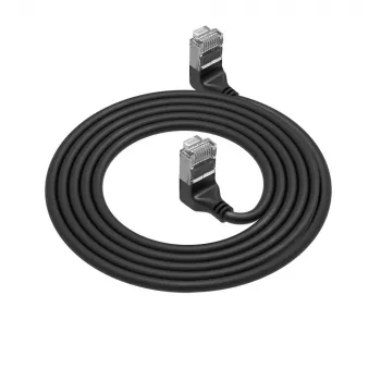 ACT Cat6a U/FTP (STP) Netzwerkkabel DA6902, 2 m, RJ-45 auf RJ-45, Schwarz