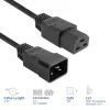 ACT Stromkabel C20–C21 IEC60320 schwarz 1,5 m, 16 A, 250 V