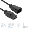 Netzkabel ACT C20–C21 IEC60320 schwarz 2,5 m, 16 A, 250 V