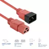 Stromkabel ACT C20–C21 IEC60320 rot 1,5 m, 250 V 16 A