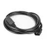 Netzkabel ACT C14 auf C21 IEC60320 schwarz 3 m, 250 V 10 A