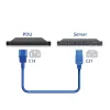 ACT-Netzkabel C14 auf C21 IEC60320 blau 1 m, 250 V 10 A