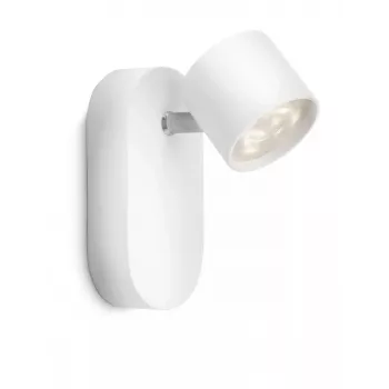 Decken-/Wandspot Philips myLiving Star 6,5 W LED, 1-flammig, 2700 K, IP20, weiß