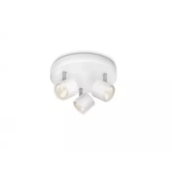 Decken-/Wandleuchte Philips Dimmbare LED Star 3x 16,5 W, 2700 K, 1500 lm, IP20, Weiß