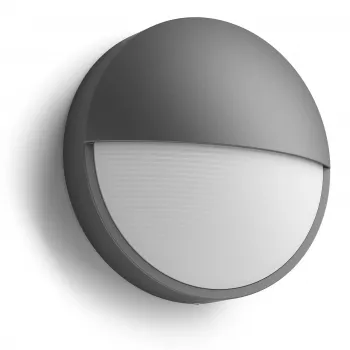 Außenwandleuchte Philips myGarden Capricorn 5,5 W LED, anthrazit, Aluminiumgehäuse, festes Leuchtmittel, 214×78×214 mm