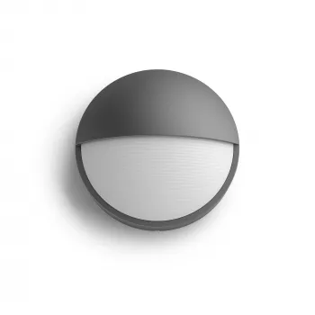 Außenwandleuchte Philips myGarden Capricorn 5,5 W LED, anthrazit, Aluminiumgehäuse, festes Leuchtmittel, 214×78×214 mm