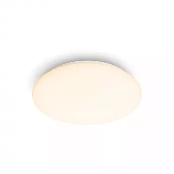 Philips Functional Moire Deckenleuchte 10 W, LED, fest verbaute Leuchtmittel, 2700 K, 1000 lm, IP20, Weiß