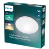 Philips Functional Moire Deckenleuchte 10 W, LED, fest verbaute Leuchtmittel, 2700 K, 1000 lm, IP20, Weiß