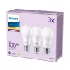 Philips Birne 100W A65 E27 x3, 13 W, 100 W, E27, 1521 lm, 15000 h, Warmweiß