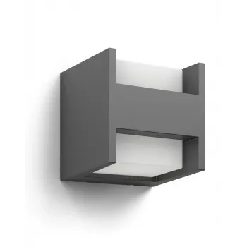 Außenwandleuchte Signify Philips Arbour Wandleuchte 3,8 W LED Anthrazit