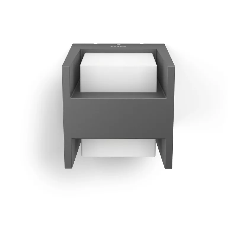 Außenwandleuchte Signify Philips Arbour Wandleuchte 3,8 W LED Anthrazit