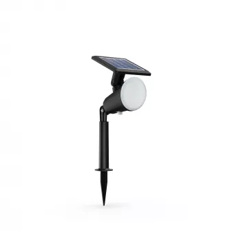 Philips Jivix Bodenspots/Erdspieß 1,4 W, Außen-Stand-/Pfostenleuchte, Schwarz, Kunststoff, IP44, Terrasse, Garten, III
