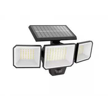 Sicherheitsbeleuchtung Philips Securit 8,7 W LED Solar 5000 K, 4 V Batterie, schwarzes Kunststoffgehäuse