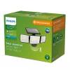 Sicherheitsbeleuchtung Philips Securit 8,7 W LED Solar 5000 K, 4 V Batterie, schwarzes Kunststoffgehäuse