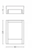 Außenwandleuchte Signify Philips Arbour 3,8 W LED anthrazit, 220–240 V, 1-flammig