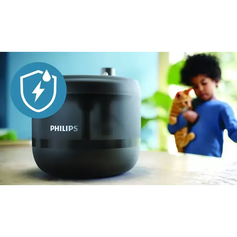 Automatischer Haustier-Trinkbrunnen Philips 3000 Series PAW3210/02, 2,2 L, USB/AC, Schwarz, Kunststoff