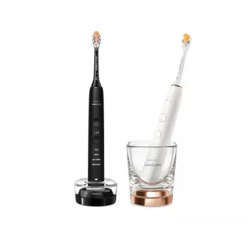 Philips Sonicare DiamondClean HX9914/69 elektrische Zahnbürste Erwachsene Schallzahnbürste Schwarz, Gold, Rosé