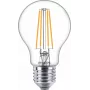 Philips Filament Bulb Clear 60 W A60 E27 x3, 7 W, 60 W, E27, 806 lm, 15000 h, Warmweiß