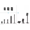 Tablet-Gehäuse Neomounts WL15-603BL1 — abschließbare Universalhülle für 14,6-Zoll-Tablets (37,1 cm), schwarz