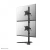 Neomounts Dual-Monitorständer DS45-600BL2V für 2 Displays 10–32 Zoll, VESA 75x75–100x100, max. Belastung 9 kg, freistehend, schwarz