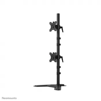Neomounts Dual-Monitorständer DS45-600BL2V für 2 Displays 10–32 Zoll, VESA 75x75–100x100, max. Belastung 9 kg, freistehend, schwarz