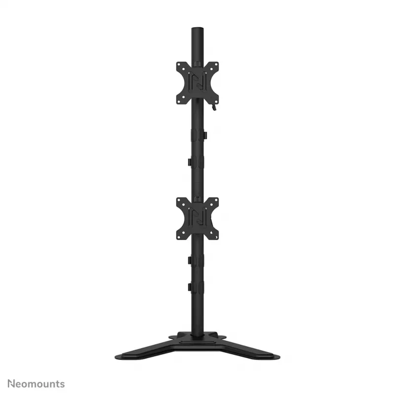 Neomounts Dual-Monitorständer DS45-600BL2V für 2 Displays 10–32 Zoll, VESA 75x75–100x100, max. Belastung 9 kg, freistehend, schwarz