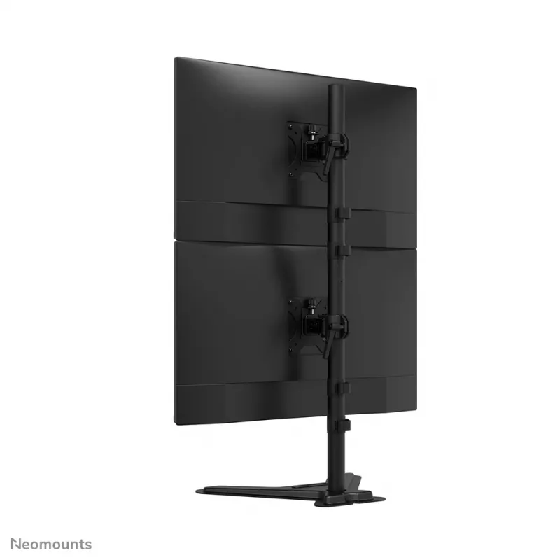 Neomounts Dual-Monitorständer DS45-600BL2V für 2 Displays 10–32 Zoll, VESA 75x75–100x100, max. Belastung 9 kg, freistehend, schwarz
