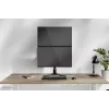 Neomounts Dual-Monitorständer DS45-600BL2V für 2 Displays 10–32 Zoll, VESA 75x75–100x100, max. Belastung 9 kg, freistehend, schwarz