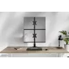 Neomounts Dual-Monitorständer DS45-600BL2V für 2 Displays 10–32 Zoll, VESA 75x75–100x100, max. Belastung 9 kg, freistehend, schwarz