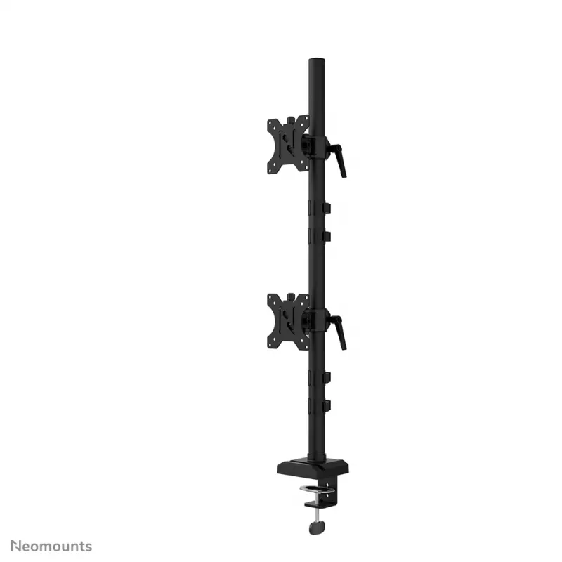 Neomounts DS60-600BL2V Dual-Monitorarm 10-32 Zoll, Klemme/Tischdurchführung, 9 kg, 25.4 cm (10 Zoll), 81.3 cm (32 Zoll), 100 x 100 mm, Schwarz