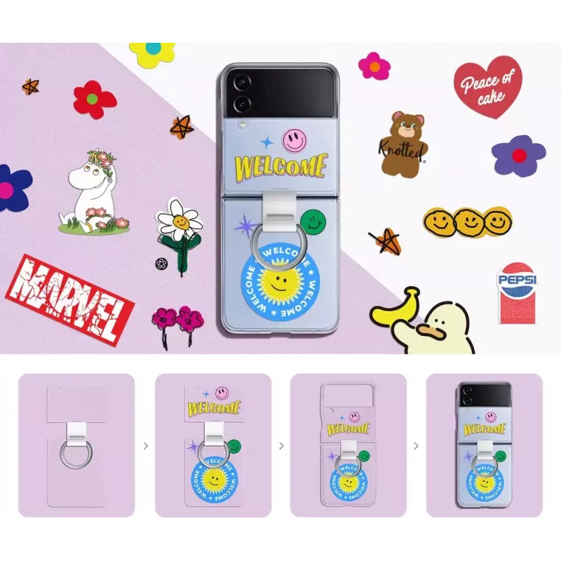 Samsung EF-OF721CTEGWW Handyhülle Abdeckung Transparent