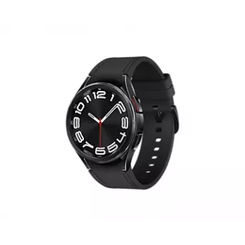 Samsung Galaxy Watch6 Classic SM-R955F 3,3 cm (1,3 Zoll) OLED 43 mm Digital 432 x 432 Pixel Touchscreen 4G Schwarz WLAN GPS (Satellit)
