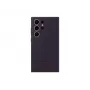 Cover Samsung Galaxy S24 Ultra Silikon Hülle Dunkelviolett
