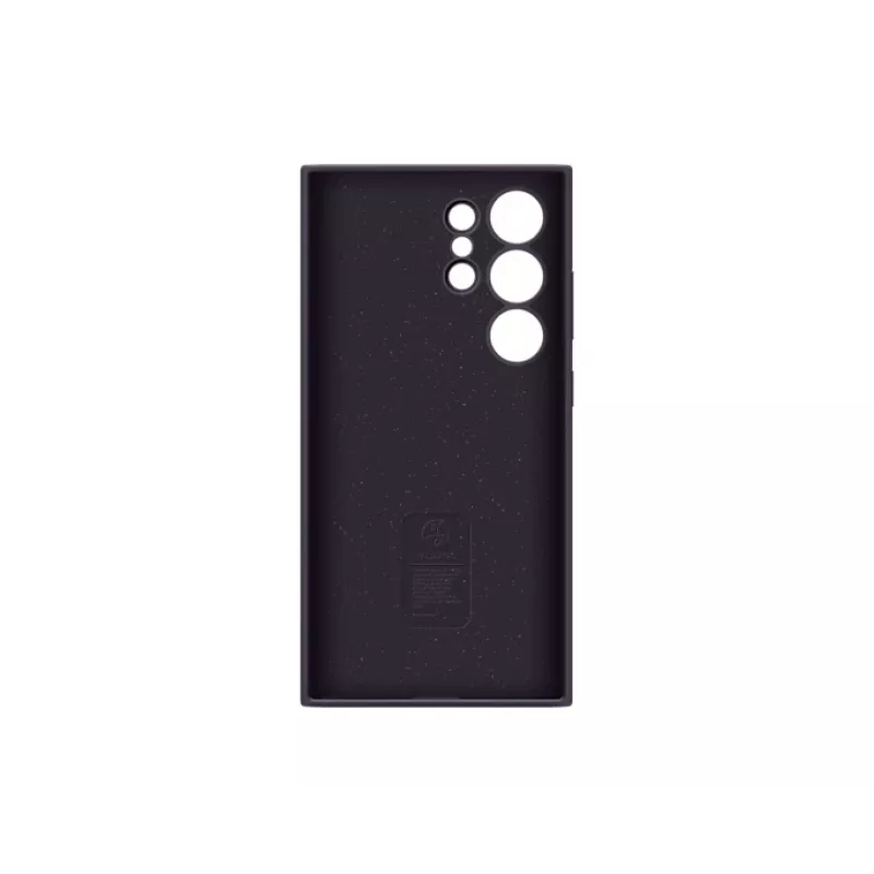 Cover Samsung Galaxy S24 Ultra Silikon Hülle Dunkelviolett