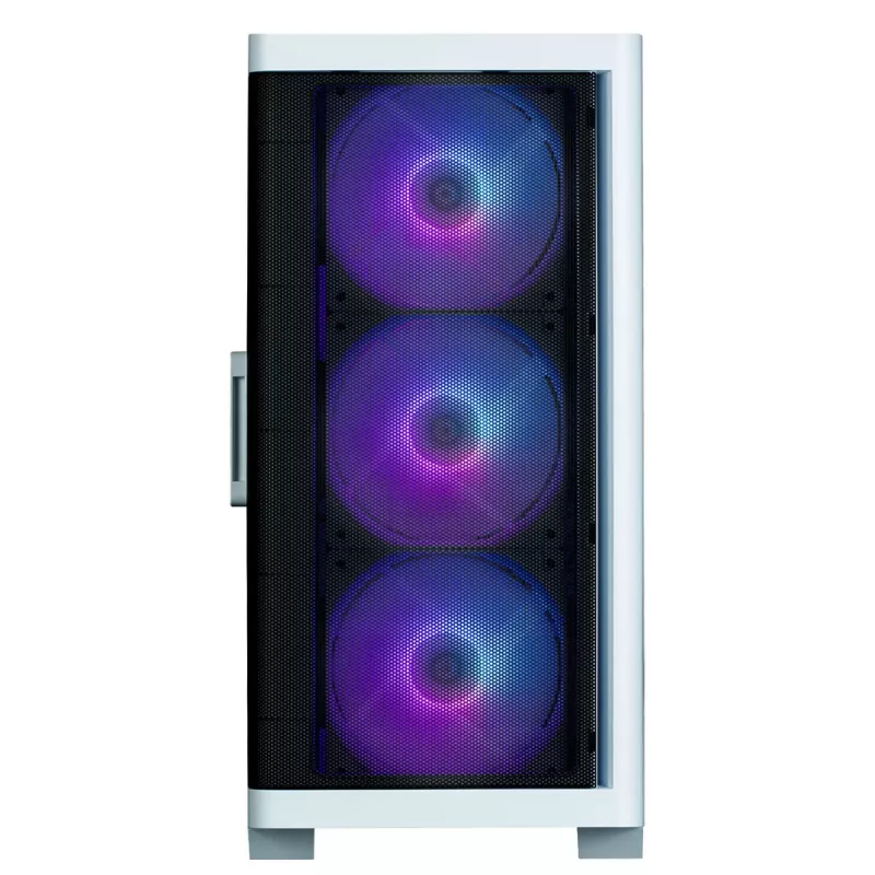 Zalman M4 WHITE Computergehäuse Mini Tower Schwarz, Weiß