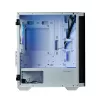 Zalman M4 WHITE Computergehäuse Mini Tower Schwarz, Weiß